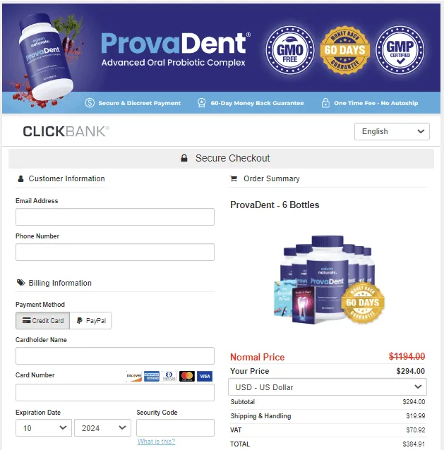 ProvaDent_secure_checkout
